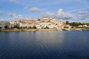 Coimbra cityscape, River Montego, Portugal Coimbra cityscape, River Montego, Portugal