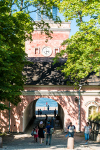 Helsinki, Insel Suomenlinna, Seefestung, Uferkaserne, Tor Helsinki, Insel Suomenlinna, Seefestung, Uferkaserne, Tor