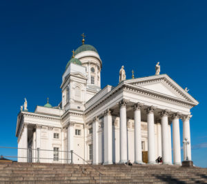 Helsinki, Dom, Stufen, Panorama Helsinki, Dom, Stufen, Panorama