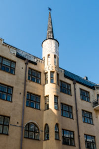 Helsinki, Art Nouveau architecture in the Eira district, Kointähti House, Pietarinkatu