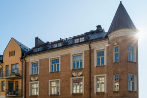 Helsinki, Art Nouveau architecture in the district of Eira, Juvilakatu, voted Helsinki's most beautiful street