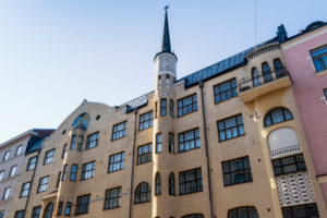 Helsinki, Art Nouveau architecture in the Eira district, Kointähti House, Pietarinkatu