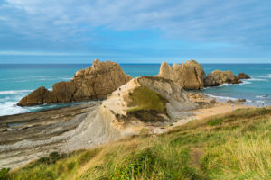 Spain, north coast, Cantabria, Costa Quebrada, beach, Playa de Arnia Spain, north coast, Cantabria, Costa Quebrada, beach, Playa de Arnia