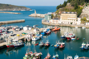 Spain, north coast, Asturias, Luarca, fishing port Spain, north coast, Asturias, Luarca, fishing port