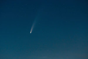 Comet "Neowise" (C / 2020 F3) over Berlin, tail, coma Comet "Neowise" (C / 2020 F3) over Berlin, tail, coma