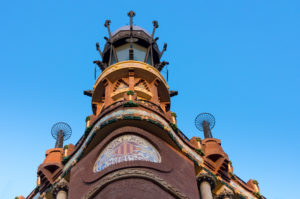 Barcelona, Palau de la Musica Catanala, Konzertsaal, Palast, Fassade, Unesco-Weltkulturerbe Barcelona, Palau de la Musica Catanala, Konzertsaal, Palast, Fassade, Unesco-Weltkulturerbe