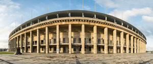 Olympic Stadium Berlin, Panorama, South Gate, Coubertinplatz