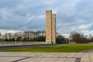Olympic Stadium Berlin, entrance Marathontor, Sachsenturm, Friesenturm