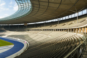 Olympiastadion Berlin, stands and grandstands, opposite grandstand
