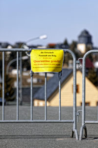 Germany, Thuringia, Ilmkreis, Großbreitenbach, Neustadt / Rnstg, town sign, barrier sign, road block, barrier gate Germany, Thuringia, Ilmkreis, Großbreitenbach, Neustadt / Rnstg, town sign, barrier sign, road block, barrier gate