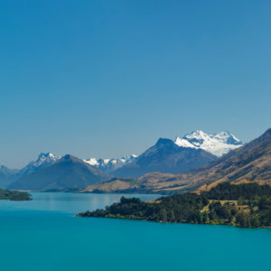 Lake Wakatipu versus Mount Earbslaw; Queenstown, Otago, South Island, New Zealand, Oceania Lake Wakatipu versus Mount Earbslaw; Queenstown, Otago, South Island, New Zealand, Oceania