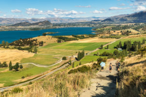 View over Lake Wanaka from Roy's Peak Track, Otago, South Island, New Zealand, Oceania View over Lake Wanaka from Roy's Peak Track, Otago, South Island, New Zealand, Oceania