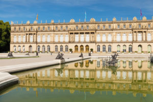 Schloss Herrenchiemsee, Herreninsel im Chiemsee, Oberbayern, Deutschland Schloss Herrenchiemsee, Herreninsel im Chiemsee, Oberbayern, Deutschland