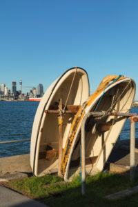 Boote an der Promenade, Skyline von Auckland, Nordinsel, Neuseeland, Ozeanien Boote an der Promenade, Skyline von Auckland, Nordinsel, Neuseeland, Ozeanien