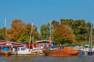 Wustrow harbor, Fischland-Darß-Zingst peninsula, Mecklenburg-Vorpommern, Germany