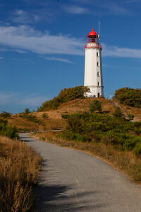 Dornbusch lighthouse, Hiddensee island, Pomerania, Mecklenburg-Western Pomerania, Germany
