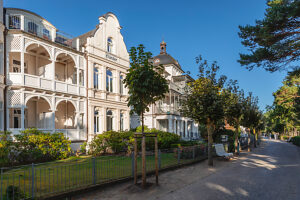Spa architecture, Binz, Mecklenburg-Western Pomerania, Germany