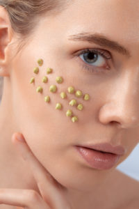 Woman, face, makeup, beauty, pure skin, product shot Woman, face, makeup, beauty, pure skin, product shot