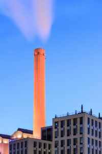 Europe, Germany, Hessia, Frankfurt, Heizkraftwerk West, combined heat and power station Europe, Germany, Hessia, Frankfurt, Heizkraftwerk West, combined heat and power station