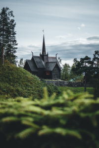 Norway, Oppland, stave church in Lillehammer Norway, Oppland, stave church in Lillehammer