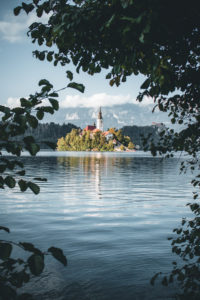 Slovenia, Oberkrain, Bled, Bleder lake Slovenia, Oberkrain, Bled, Bleder lake