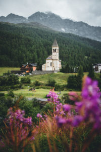 Italy, South Tyrol, Suldental, Sulden, church Italy, South Tyrol, Suldental, Sulden, church