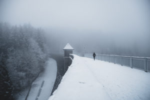 Germany, Saxony, Ore Mountains, Neunzehnhain dam Germany, Saxony, Ore Mountains, Neunzehnhain dam