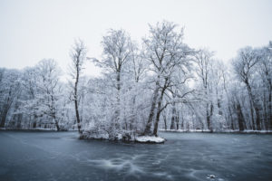 Germany, Saxony, winter landscape near Chemnitz Germany, Saxony, winter landscape near Chemnitz