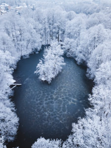 Germany, Saxony, winter landscape near Chemnitz Germany, Saxony, winter landscape near Chemnitz