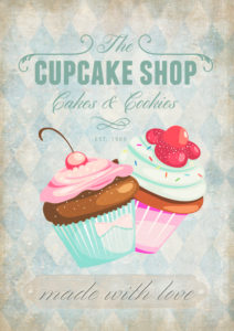 Illustration 'Cupcake Shop' Illustration 'Cupcake Shop'