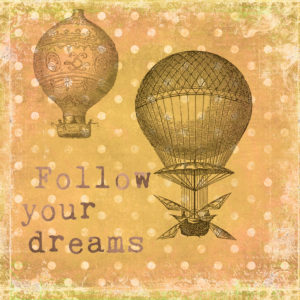 Illustration 'Follow your dreams' Illustration 'Follow your dreams'
