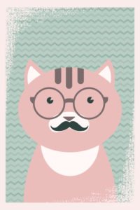 Illustration of 'clever cat' Illustration of 'clever cat'
