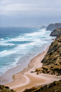 Scenic view over the cliffs of the wild west coast of Portugal Scenic view over the cliffs of the wild west coast of Portugal
