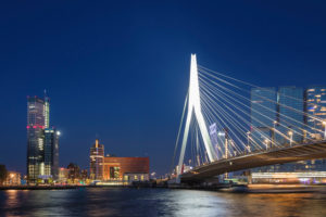 Erasmus Bridge, Rotterdam, South Holland, Netherlands Erasmus Bridge, Rotterdam, South Holland, Netherlands
