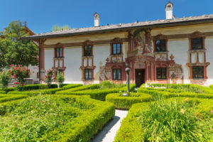 Pilatushaus, Oberammergau, Werdenfelser Land, Oberbayern, Bayern, Deutschland Pilatushaus, Oberammergau, Werdenfelser Land, Oberbayern, Bayern, Deutschland