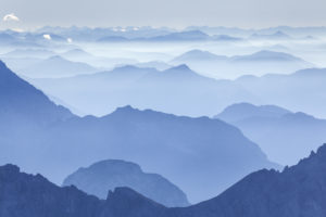 View from the summit of the Hocheck (2651 m) of the surrounding mountains, Ramsau, Berchtesgadener Land, Upper Bavaria, Bavaria, southern Germany, Germany, Europe View from the summit of the Hocheck (2651 m) of the surrounding mountains, Ramsau, Berchtesgadener Land, Upper Bavaria, Bavaria, southern Germany, Germany, Europe