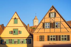 Häuser in der Altstadt von Dinkelsbühl, Mittelfranken, Franken, Bayern, Süddeutschland, Deutschland, Europa Häuser in der Altstadt von Dinkelsbühl, Mittelfranken, Franken, Bayern, Süddeutschland, Deutschland, Europa