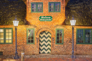 Friesenhaus und Museum Eiderstedt in St. Peter-Ording, Halbinsel Eiderstedt, Nordfriesland, Schleswig-Holstein, Norddeutschland, Deutschland, Europa Friesenhaus und Museum Eiderstedt in St. Peter-Ording, Halbinsel Eiderstedt, Nordfriesland, Schleswig-Holstein, Norddeutschland, Deutschland, Europa