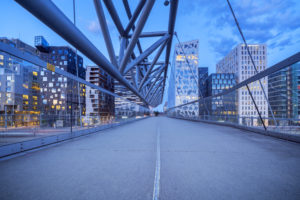 Modern architecture Barcode Project in downtown Oslo, Bjørvika, Norway, Scandinavia, Northern Europe, Europe Modern architecture Barcode Project in downtown Oslo, Bjørvika, Norway, Scandinavia, Northern Europe, Europe