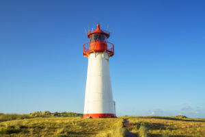 Leuchtturm List West am Ellenbogen, Insel Sylt, Nordfriesland, Friesland, Schleswig-Holstein, Norddeutschland, Deutschland, Europa Leuchtturm List West am Ellenbogen, Insel Sylt, Nordfriesland, Friesland, Schleswig-Holstein, Norddeutschland, Deutschland, Europa