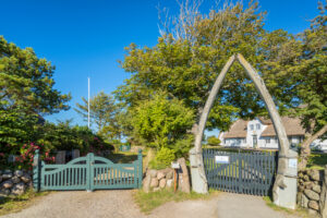 Entrance to Sylt Museum, Keitum, Sylt Island, Schleswig-Holstein, Germany