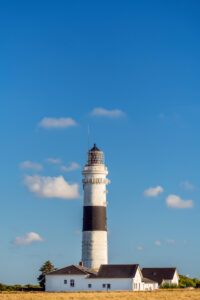 Red Cliff Lighthouse in Kampen, Sylt Island, Schleswig-Holstein, Germany