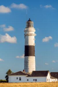 Red Cliff Lighthouse in Kampen, Sylt Island, Schleswig-Holstein, Germany