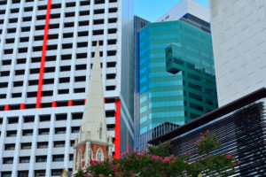 Skyscraper Facade, Brisbane, Queensland, Australia Skyscraper Facade, Brisbane, Queensland, Australia