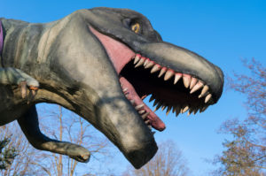 Saurier, Dinosaurier, Tyrannosaurus rex, Styropor, Figur Saurier, Dinosaurier, Tyrannosaurus rex, Styropor, Figur
