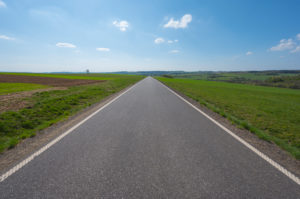 Country road, field, sky, spring, Vogelsberg, Hesse, Germany Country road, field, sky, spring, Vogelsberg, Hesse, Germany