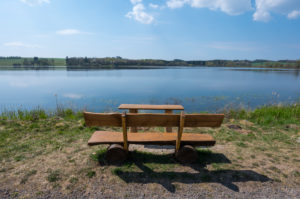 Lake, bank, spring, Ober-Mooser See, Freiensteinau, Vogelsberg, Hesse, Germany Lake, bank, spring, Ober-Mooser See, Freiensteinau, Vogelsberg, Hesse, Germany