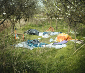 refugee camp of Sid at the border between Serbia and Croatia. As the border to Hungary is no longer an alternative, more and more refugees try to cross the border to Croatia. The way to the border, 4 km away from the camp. Every night people try to cross into the EU. refugee camp of Sid at the border between Serbia and Croatia. As the border to Hungary is no longer an alternative, more and more refugees try to cross the border to Croatia. The way to the border, 4 km away from the camp. Every night people try to cross into the EU.
