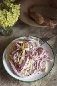 Swiss sausage salad Swiss sausage salad