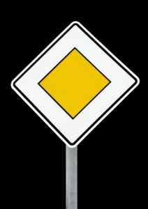 Bildagentur Mauritius Images Vorfahrtsschild